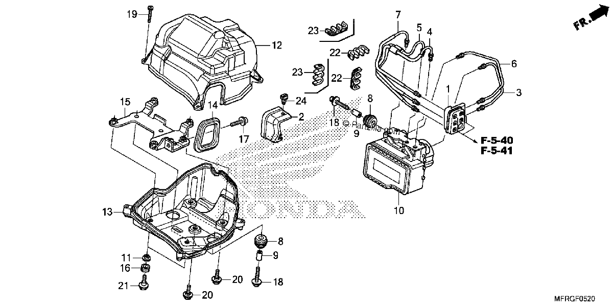 Diagrama de ABS MODULATOR