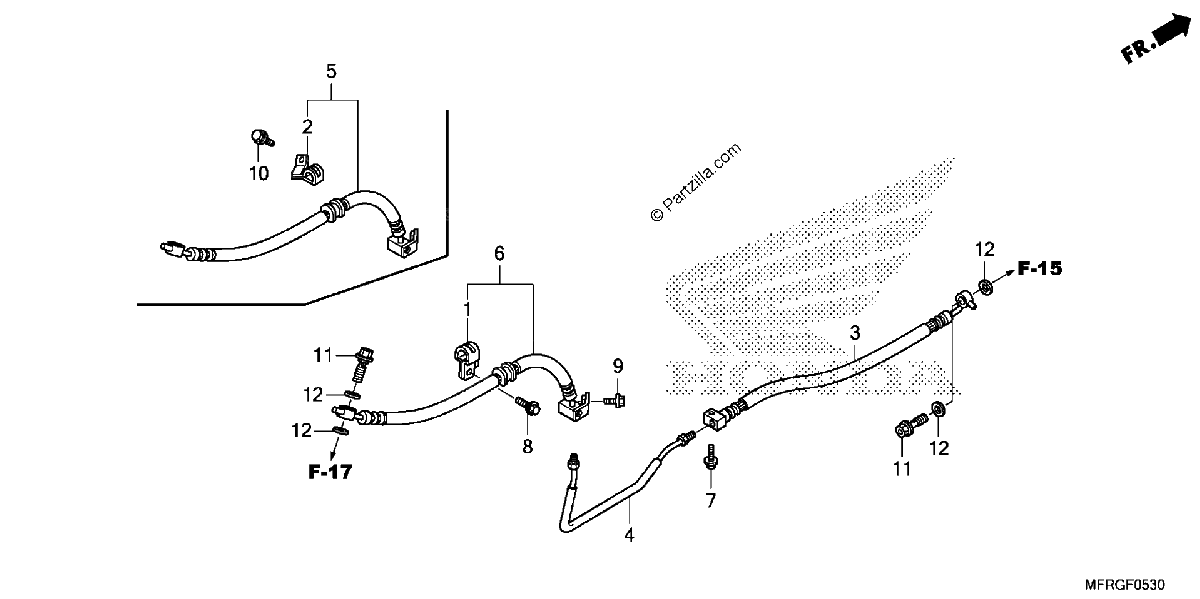 Diagrama de BRAKE LINE 1