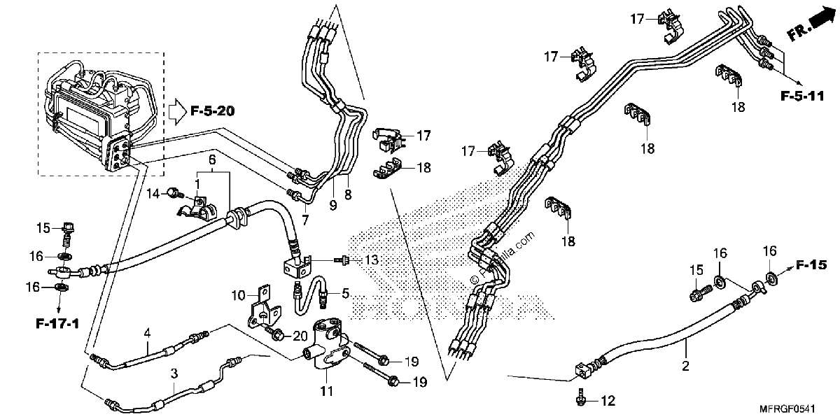 Diagrama de BRAKE LINE 3