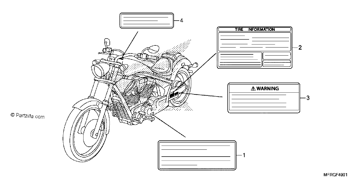 Diagrama de CAUTION LABEL 2