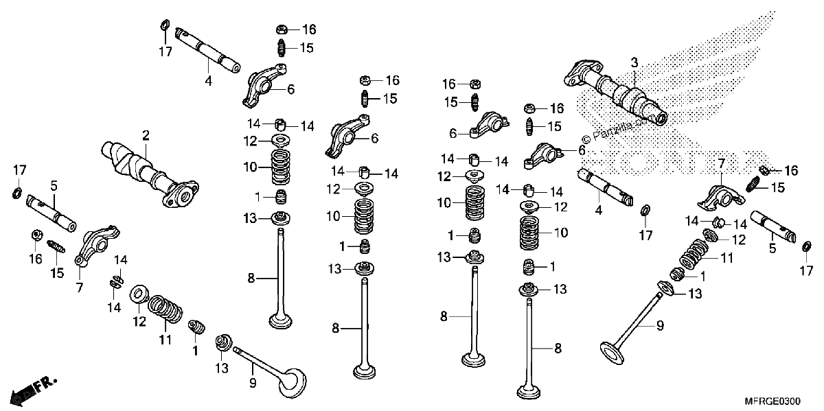 Diagrama de CAMSHAFT VALVE