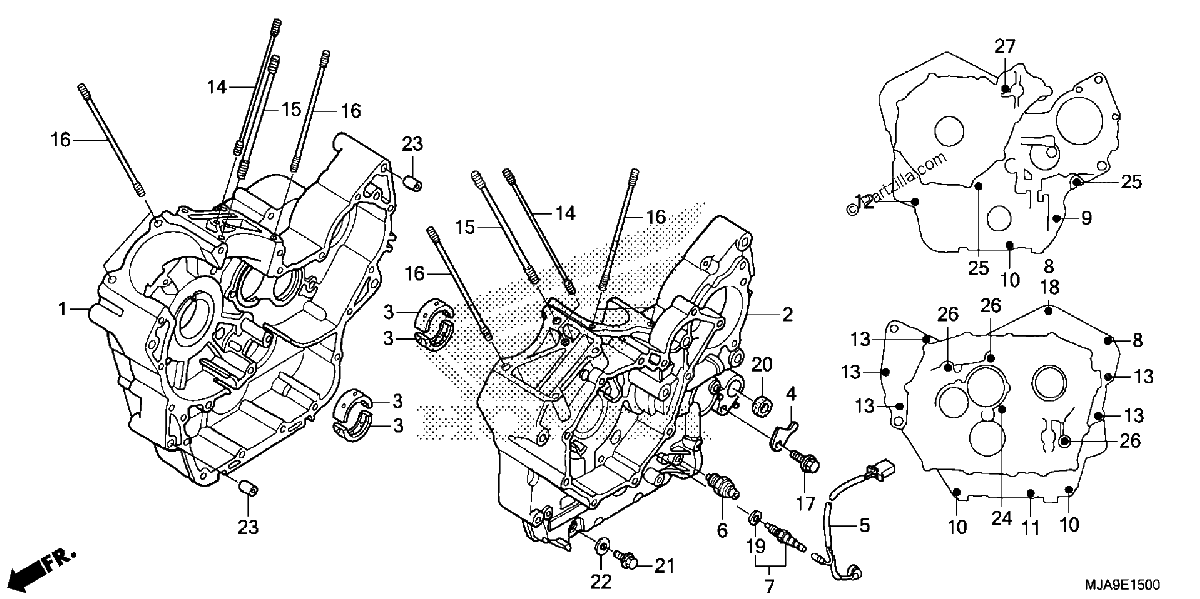 Diagrama de CRANKCASE