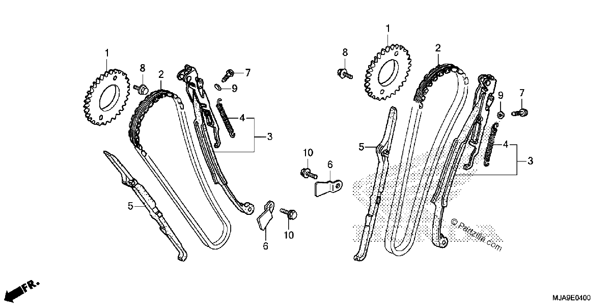 Diagrama de CAM CHAIN