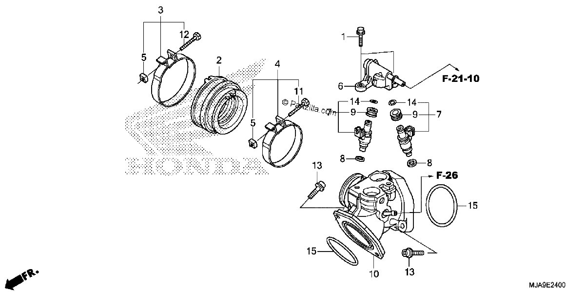 Diagrama de INLET MANIFOLD