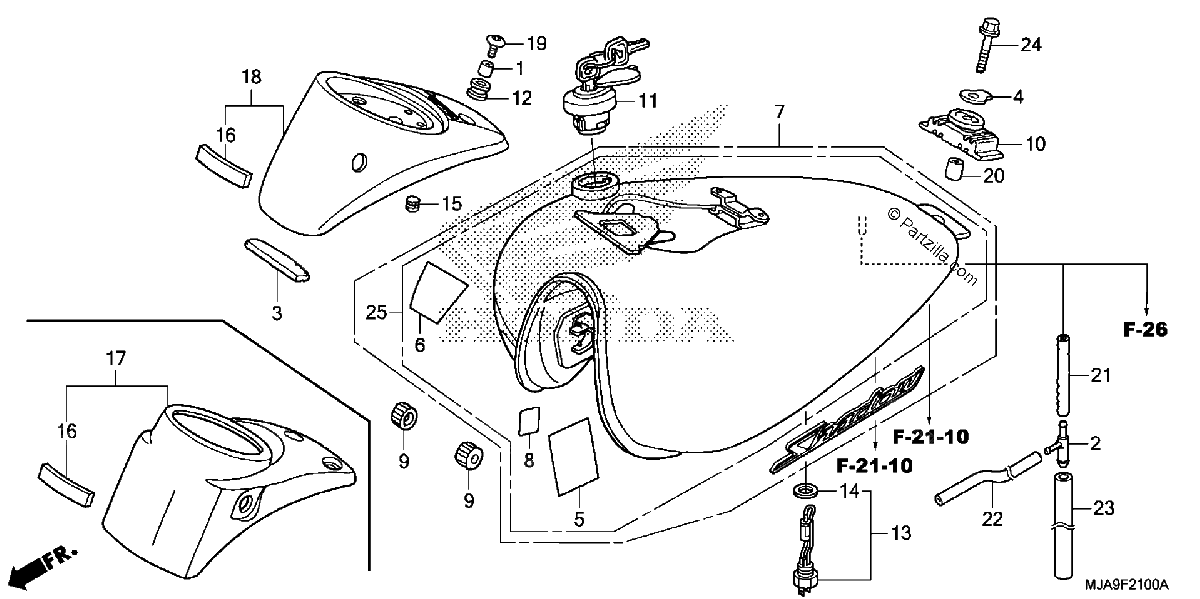 Diagrama de FUEL TANK