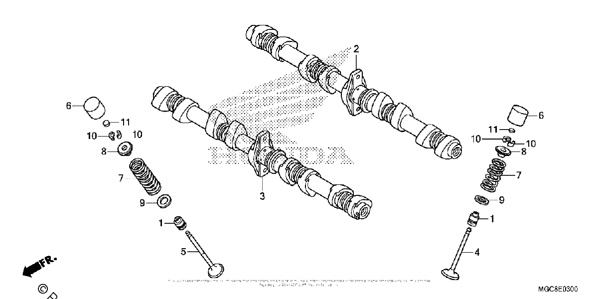 Diagrama de CAMSHAFT VALVE