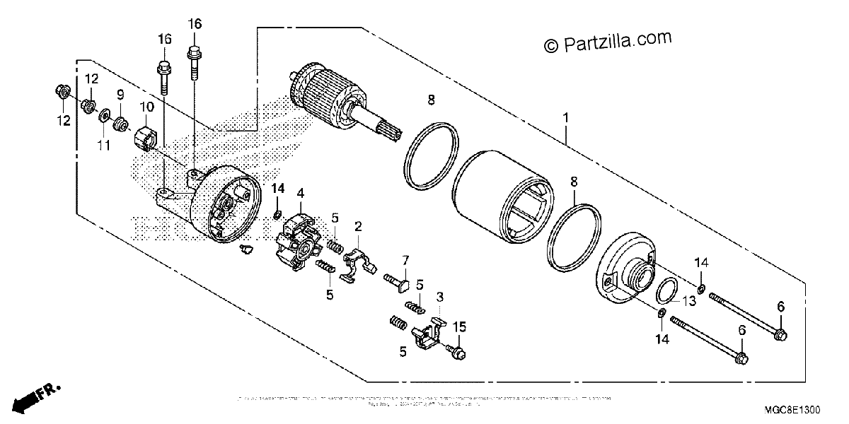 Diagrama de STARTING MOTOR