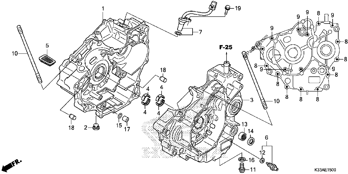 Diagrama de CRANKCASE