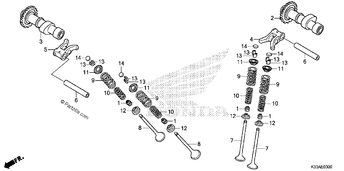 Diagrama de CAMSHAFT VALVE