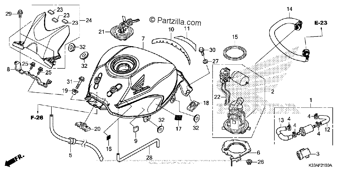 Diagrama de FUEL TANK