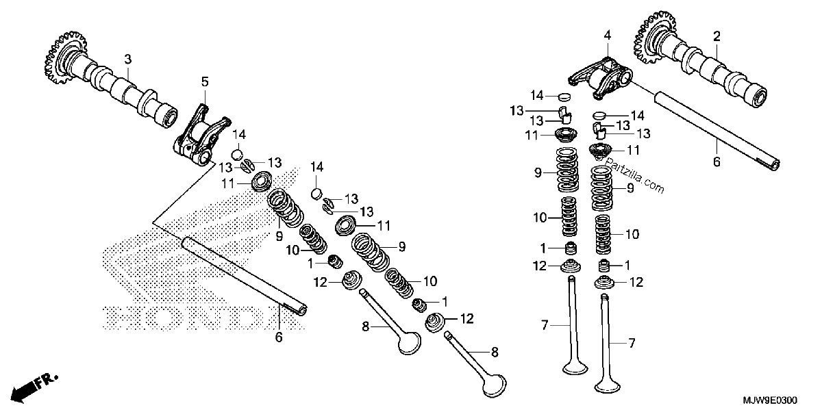 Diagrama de CAMSHAFT VALVE