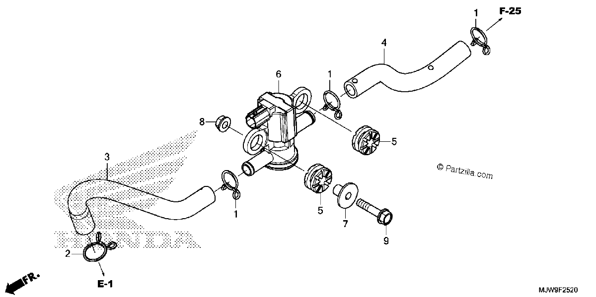 Diagrama de AIR INJECTION SOLENOID VALVE