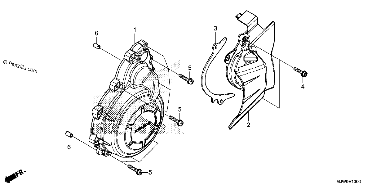 Diagrama de ALTERNATOR COVER