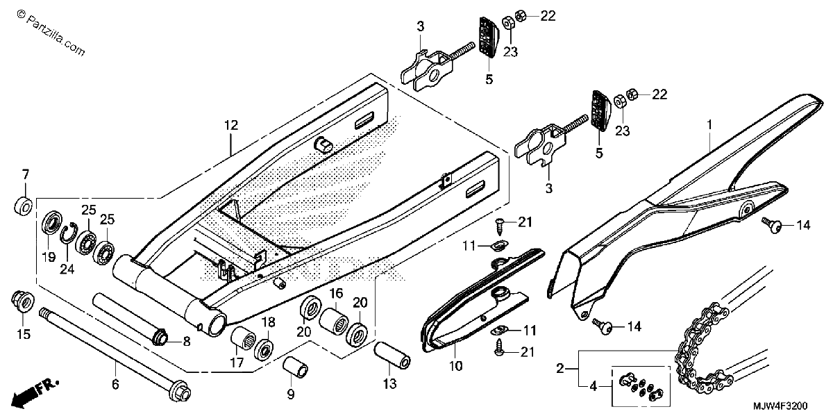 Diagrama de SWINGARM