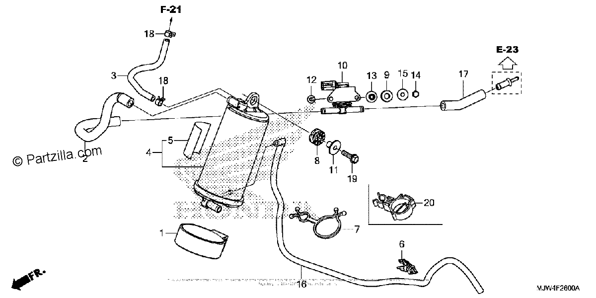 Diagrama de CANISTER