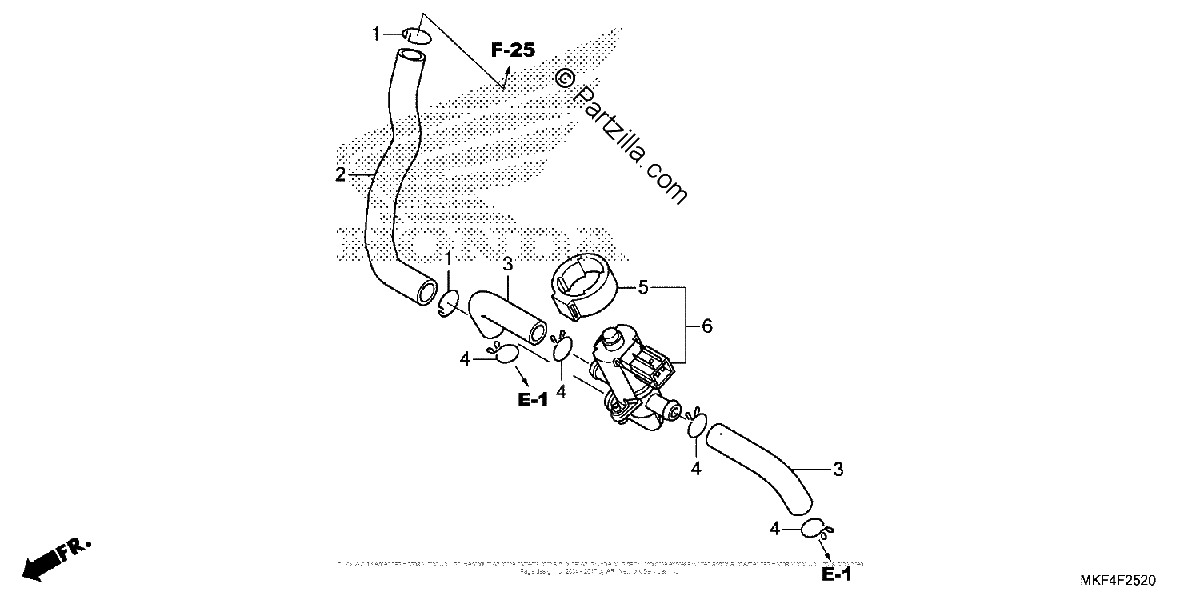 Diagrama de AIR INJECTION CONTROL VALVE