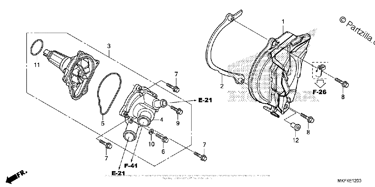 Diagrama de WATER PUMP