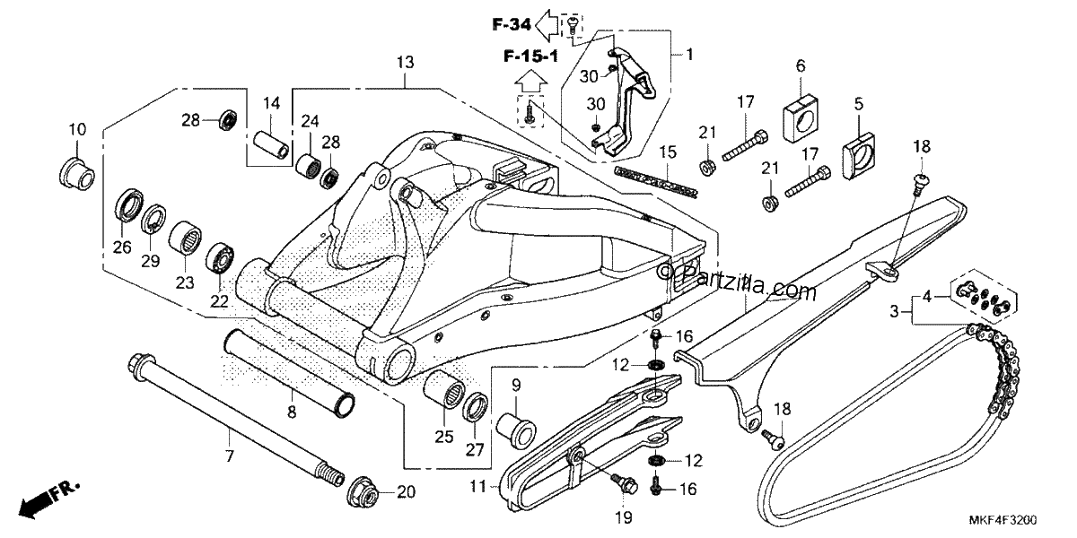 Diagrama de SWINGARM