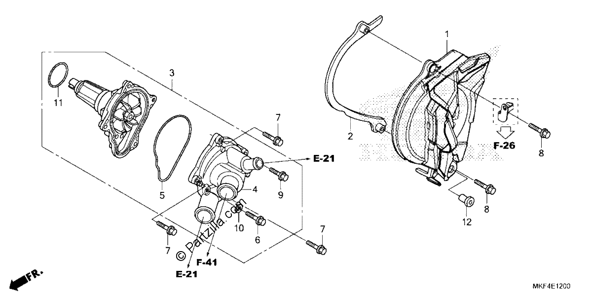 Diagrama de WATER PUMP