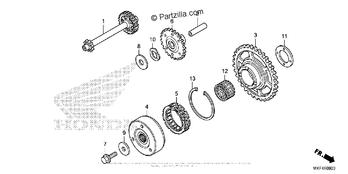 Diagrama de STARTING CLUTCH