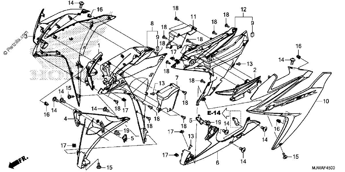 Diagrama de MIDDLE COWL
