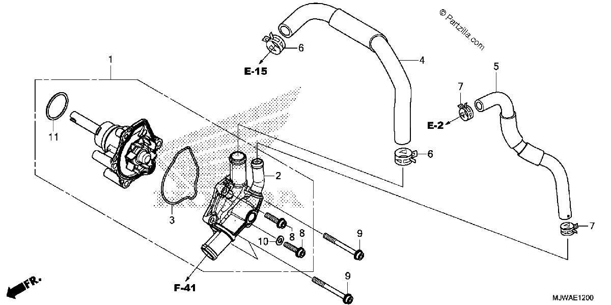 Diagrama de WATER PUMP