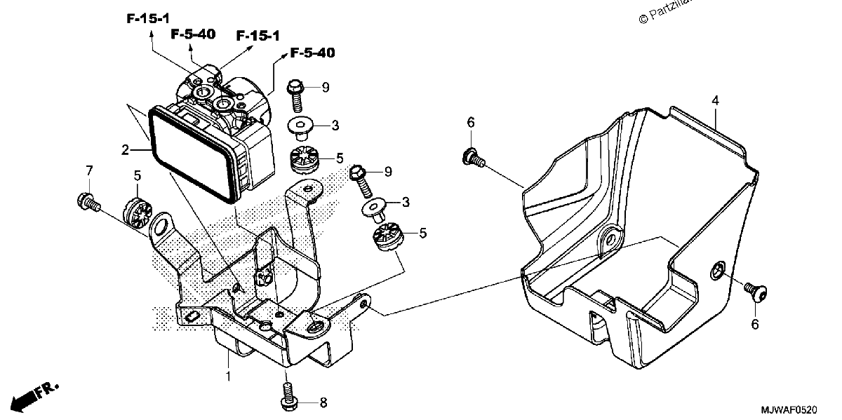 Diagrama de ABS MODULATOR