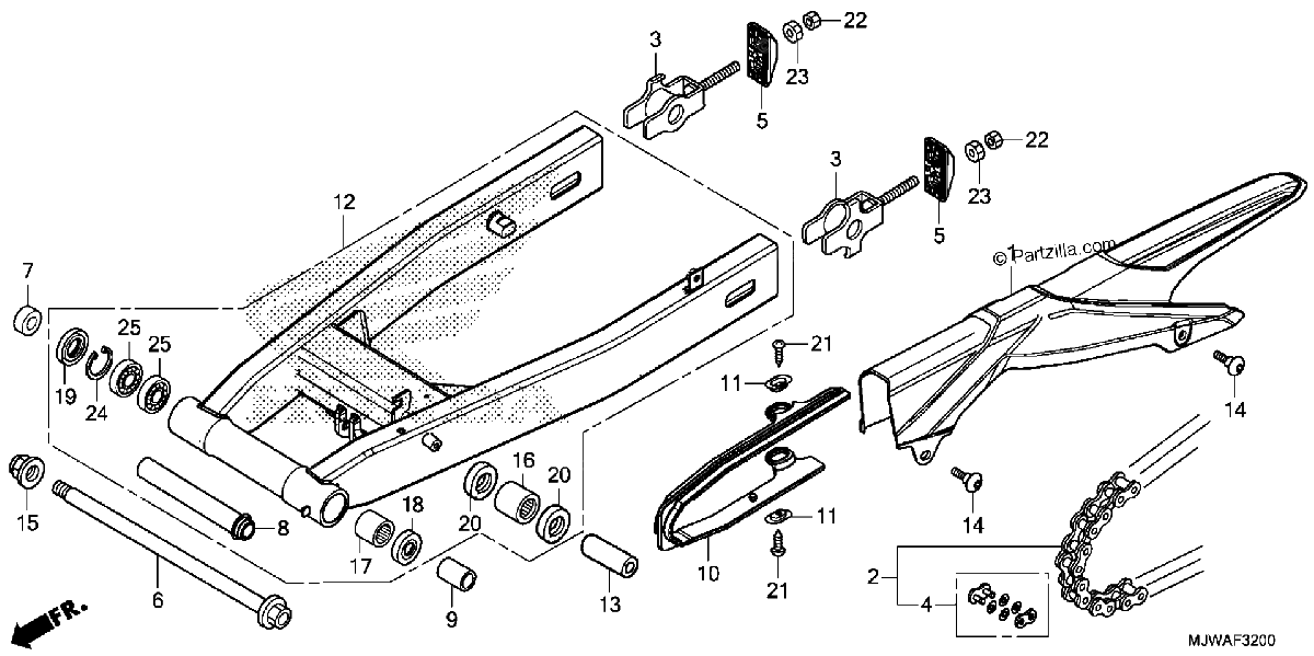 Diagrama de SWINGARM
