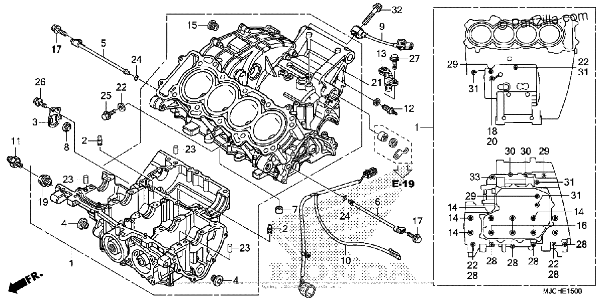 Diagrama de CRANKCASE