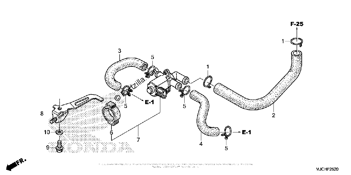 Diagrama de AIR INJECTION CONTROL VALVE
