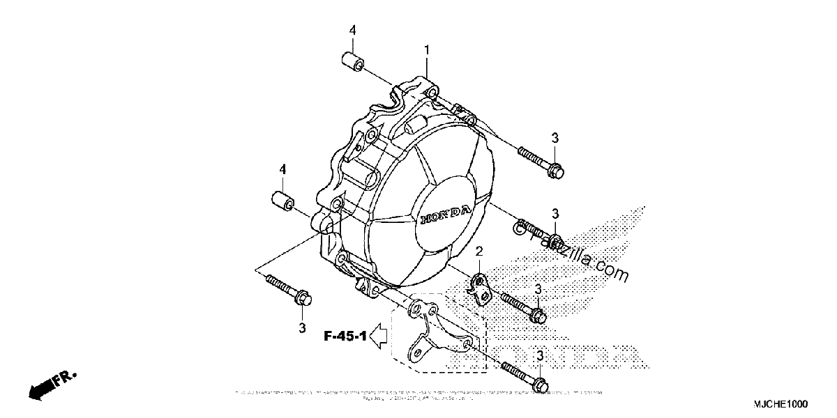 Diagrama de ALTERNATOR COVER