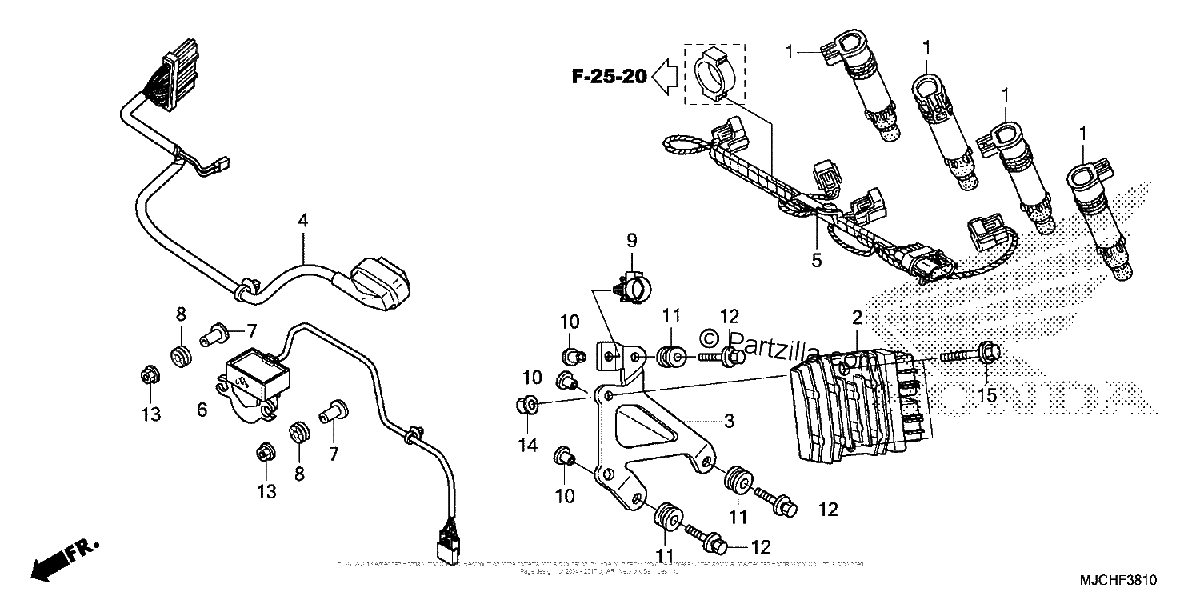 Diagrama de SUB HARNESS