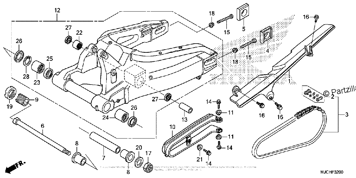 Diagrama de SWINGARM