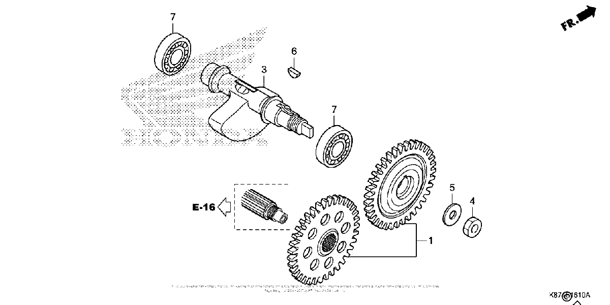Diagrama de BALANCER SHAFT