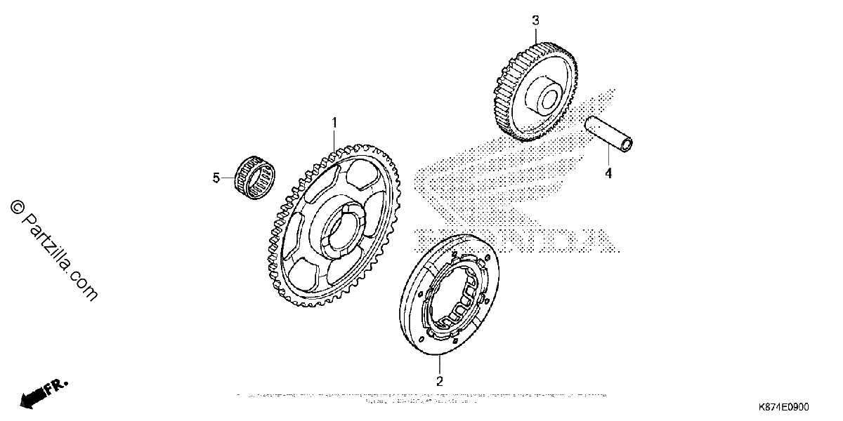 Diagrama de STARTING CLUTCH