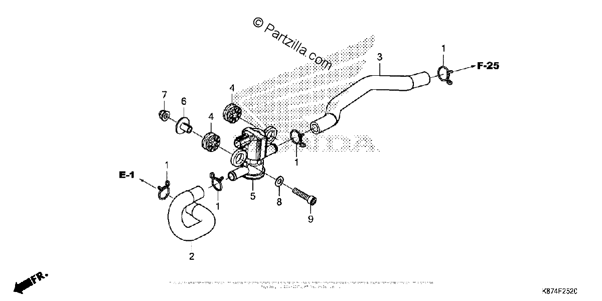 Diagrama de AIR INJECTION SOLENOID VALVE
