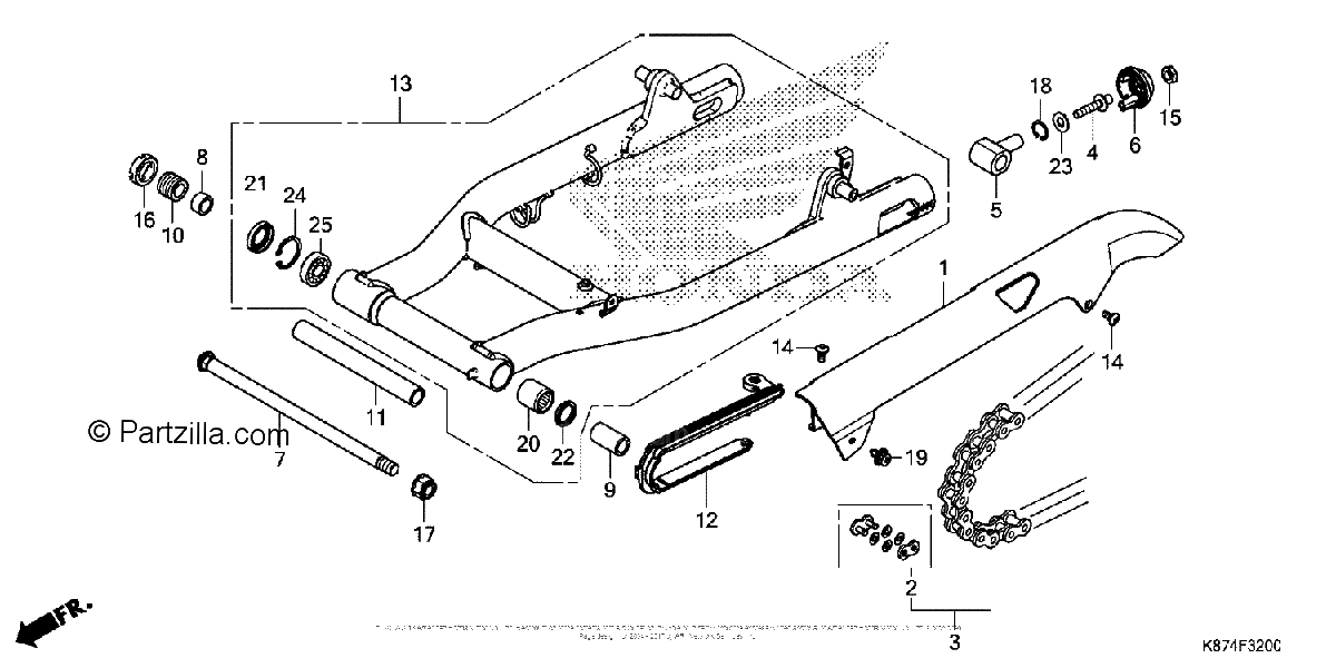 Diagrama de SWINGARM