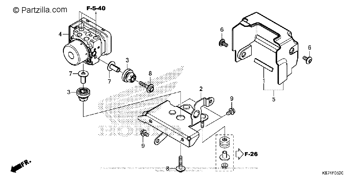 Diagrama de ABS MODULATOR