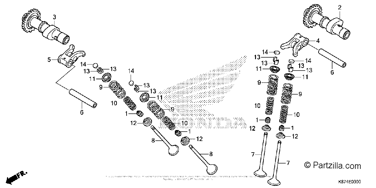 Diagrama de CAMSHAFT VALVE