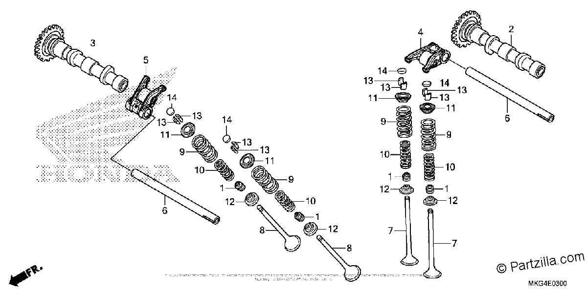 Diagrama de CAMSHAFT VALVE