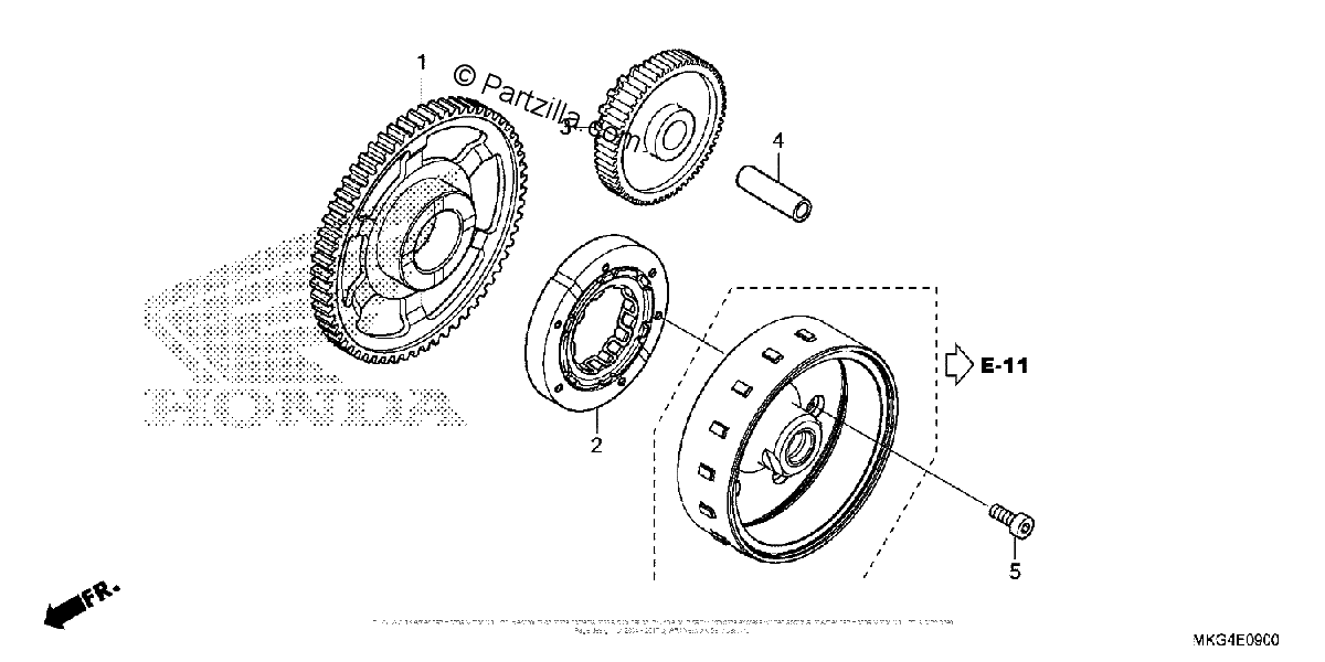 Diagrama de STARTING CLUTCH