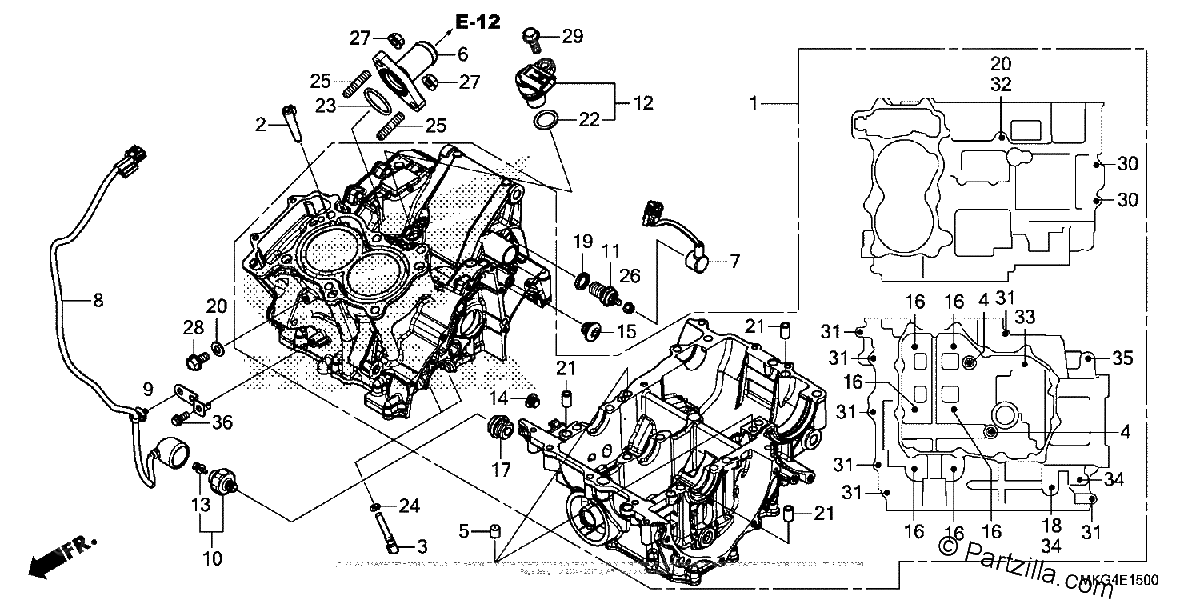 Diagrama de CRANKCASE