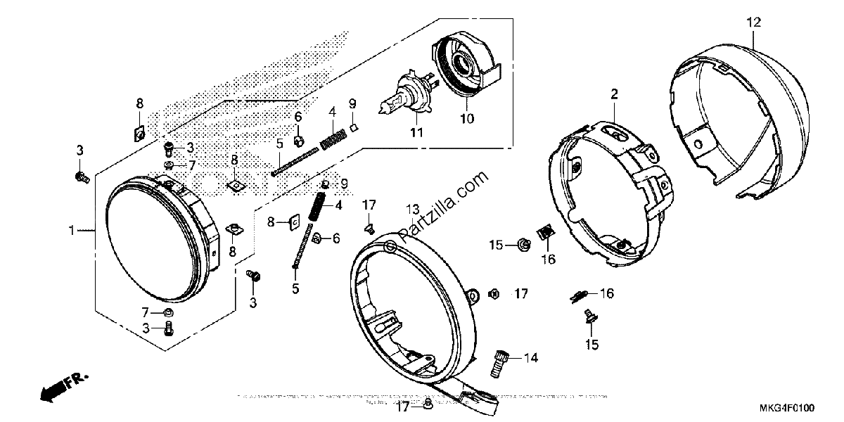 Diagrama de HEADLIGHT