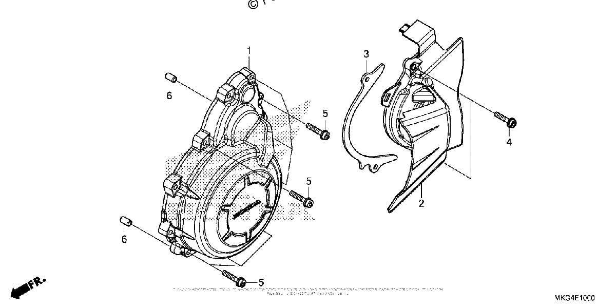 Diagrama de ALTERNATOR COVER