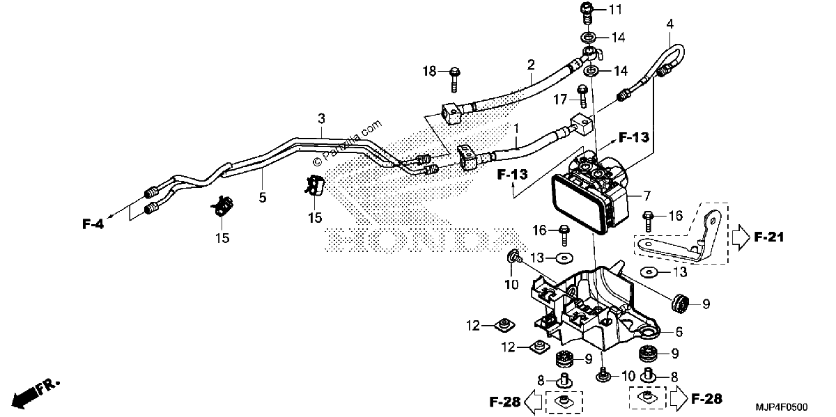 Diagrama de ABS MODULATOR