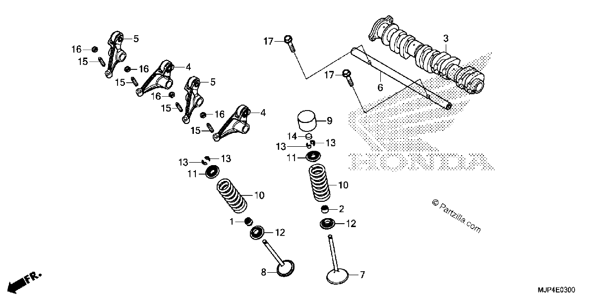 Diagrama de CAMSHAFT VALVE