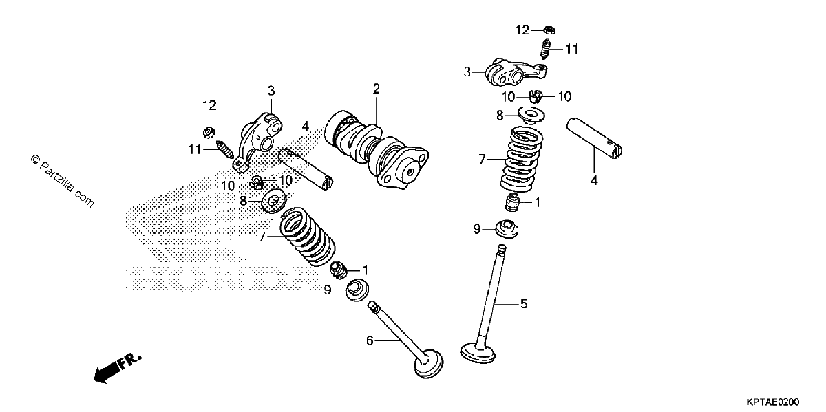 Diagrama de CAMSHAFT VALVE