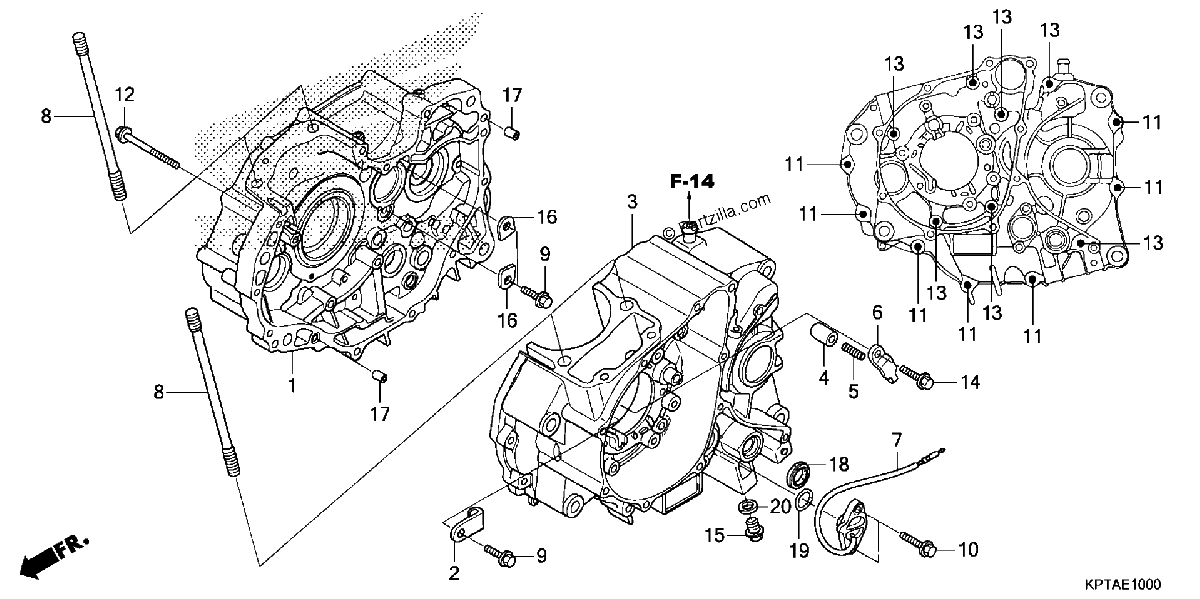 Diagrama de CRANKCASE