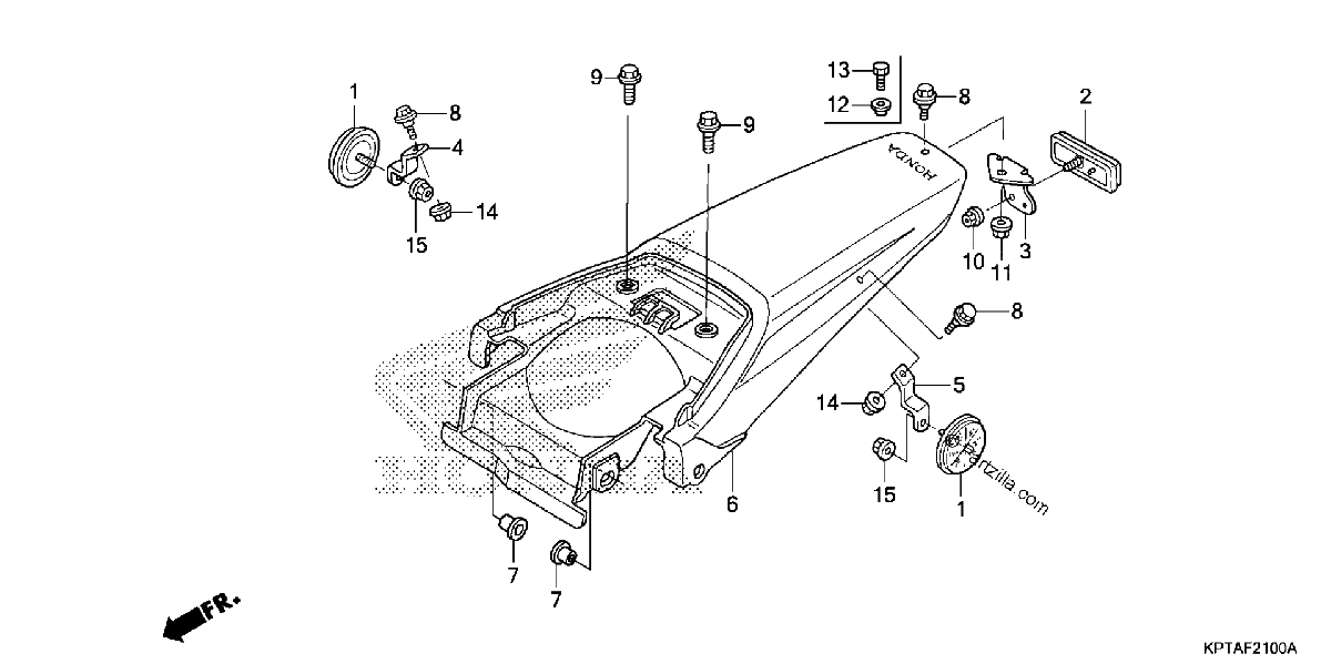 Diagrama de REAR FENDER