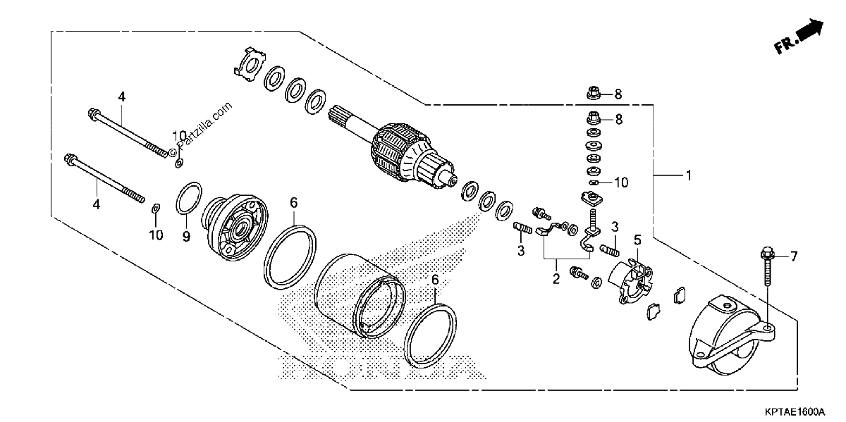 Diagrama de STARTING MOTOR